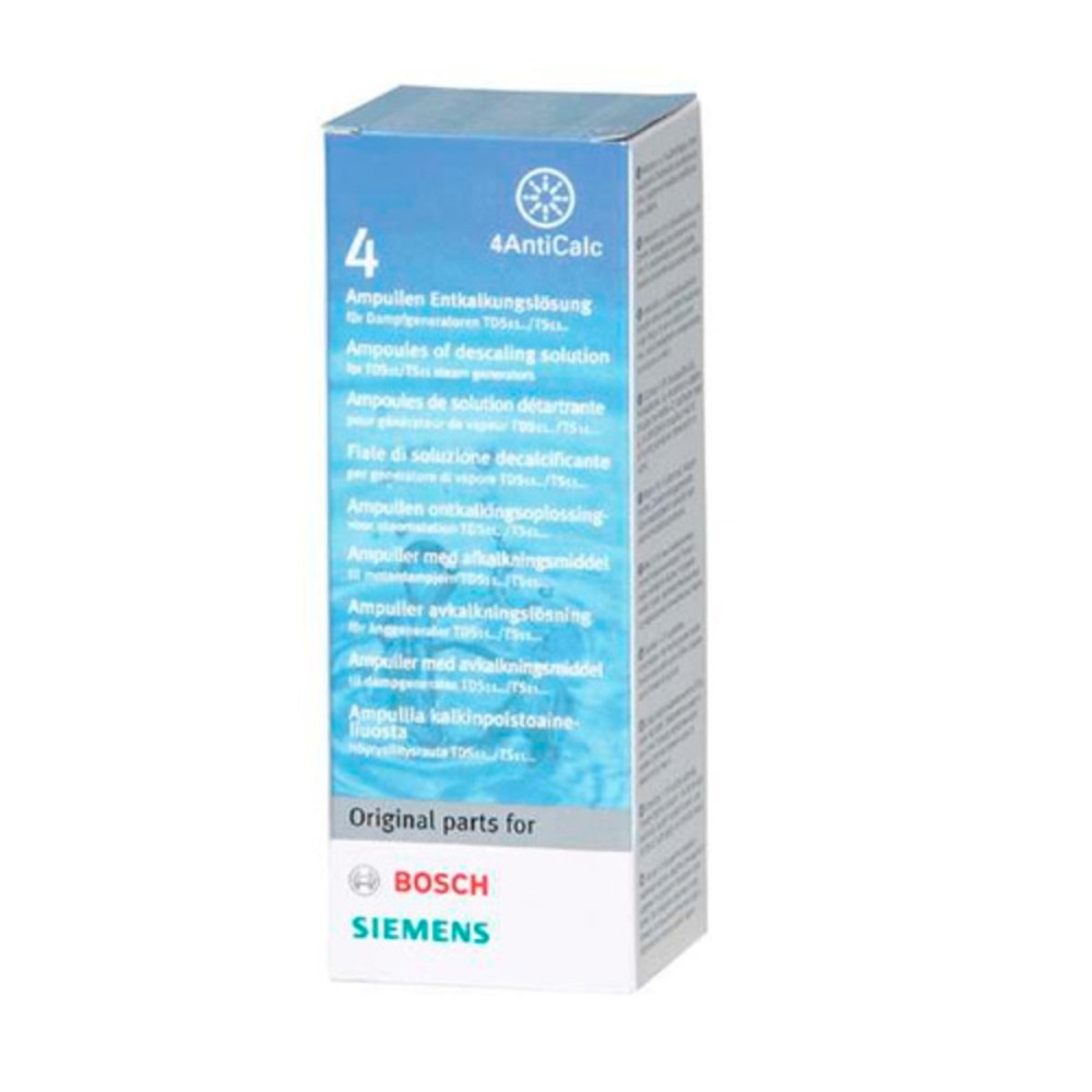 4 ampollas descalcificadoras Bosch para planchas de vapor 00311972 4 ampollas descalcificadoras Bosch para planchas de vapor 00311972