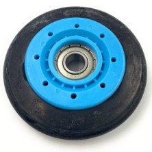 Soporte de rueda para tambor de secadora marca Candy, Haier, referencia 49055459