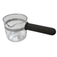 Cafetera express negra jarra universal