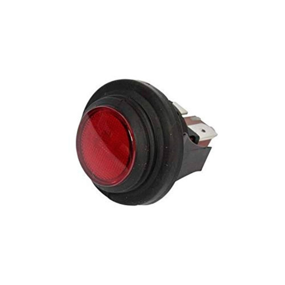 Plancha Polti M0003816 interruptor luminoso rojo bipolar.