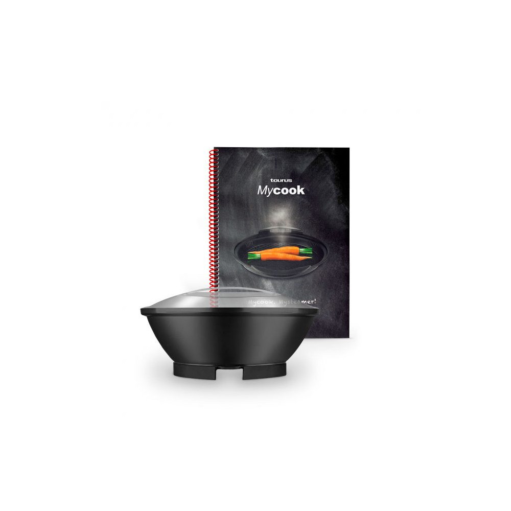 Taurus - Pack vaporera plástico y recetario para robot de cocina - 999248000