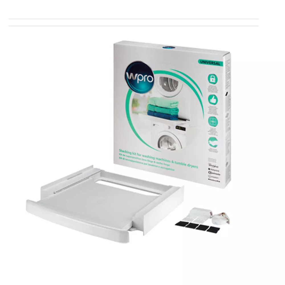 Whirlpool - Kit unión lavadora - secadora con bandeja deslizante para lavadora - 484000008436