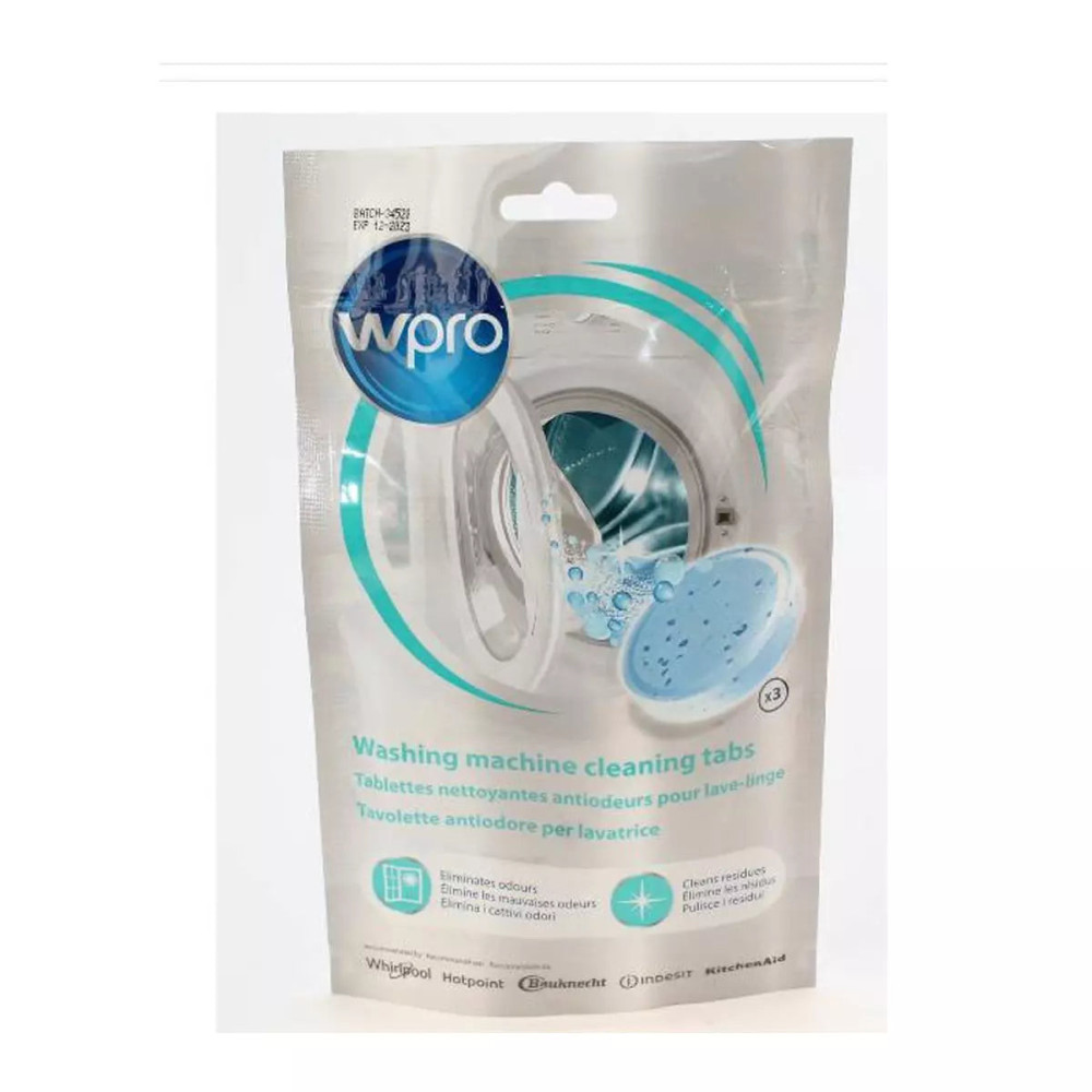Whirlpool - Pastilhas detergentes e anti-odor para máquina de lavar roupa - 484000001180