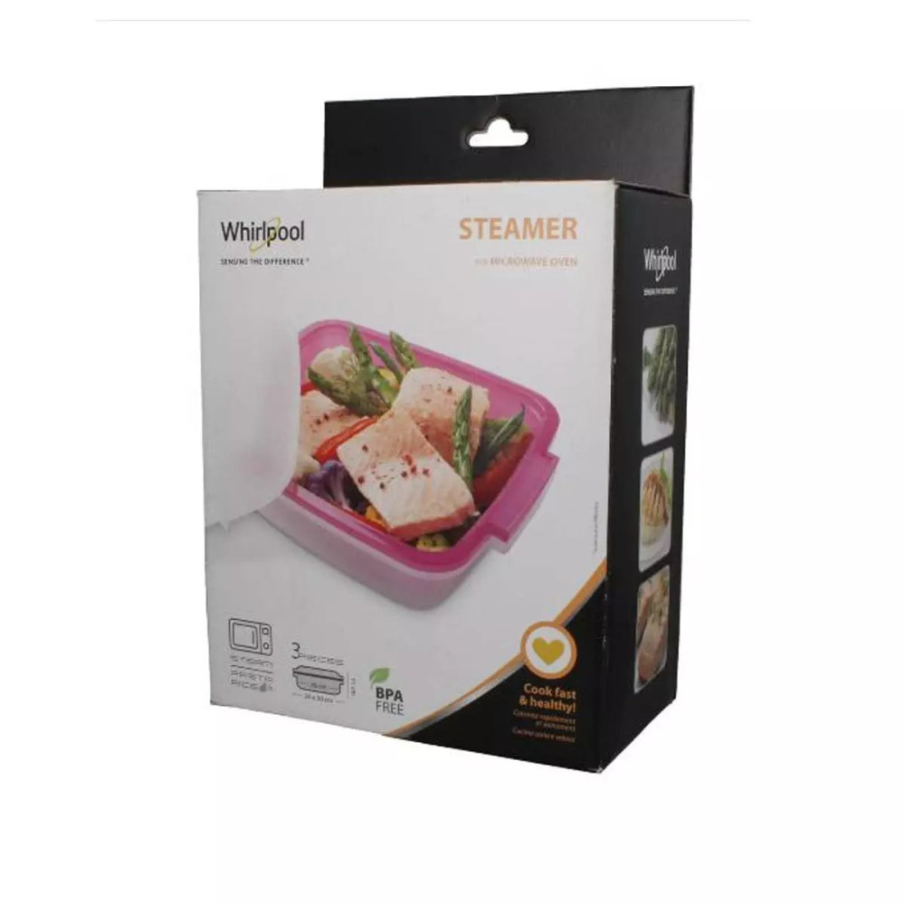 Whirlpool - Bol de vapor para microondas - 482000013392