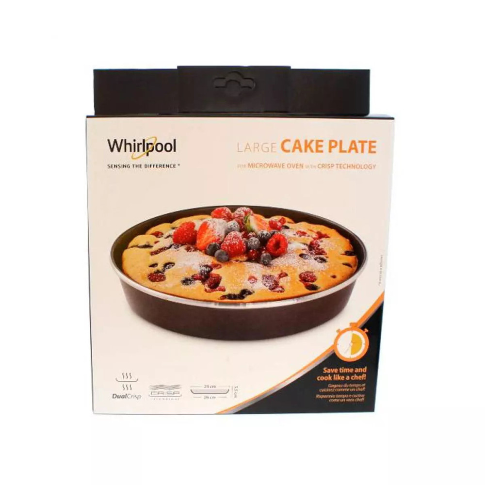 Whirlpool - Plato grande para bizcocho para microondas - 484000000964