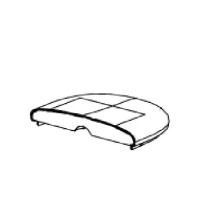 Delonghi - Tapa depósito agua para cafetera Dolce Gusto Genio S - AS00006330