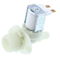 Candy, Hoover, Midea, Vari, Zerowatt - Electroválvula una vía 180 grados 12mm para lavadora - 0302010