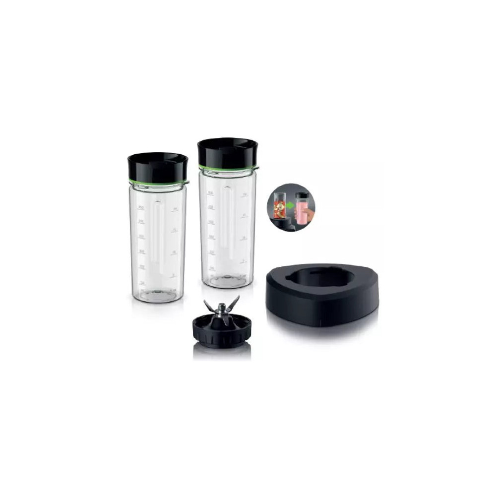 Braun Smoothie2Go - Conjunto de liquidificação para liquidificadora e amassadora - AX22310002