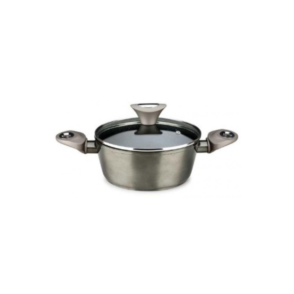 ALZA - Cacerola aluminio 20 cm para menaje de cocina - 1610020