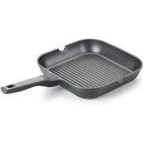 ALZA - Asador aluminio fundido 28x28 cm para menaje de cocina - 1620556