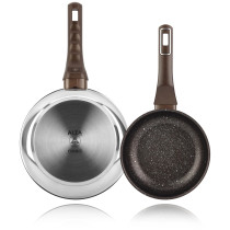 ALZA - Sartenes 18 - 24 cm para menaje de cocina - 31350001