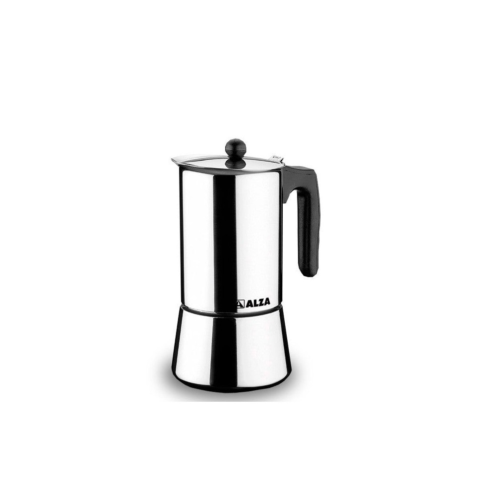 ALZA - Cafetera italiana inox 6 tazas para menaje de cocina - 360006