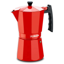 ALZA - Cafetera italiana aluminio full - induction 6 tazas para menaje de cocina - 353106