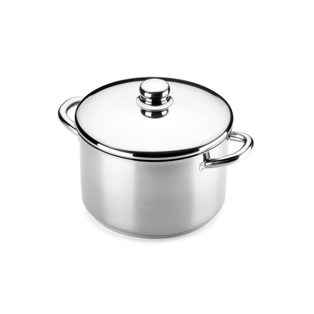 ALZA - Panela alta de vidro 28 cm para utensílios de cozinha - 22033128