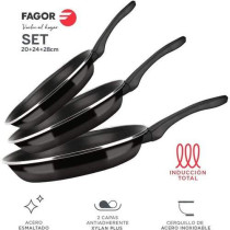 FAGOR - Set sartenes Optimax para menaje de cocina - 81SAFGOPN48