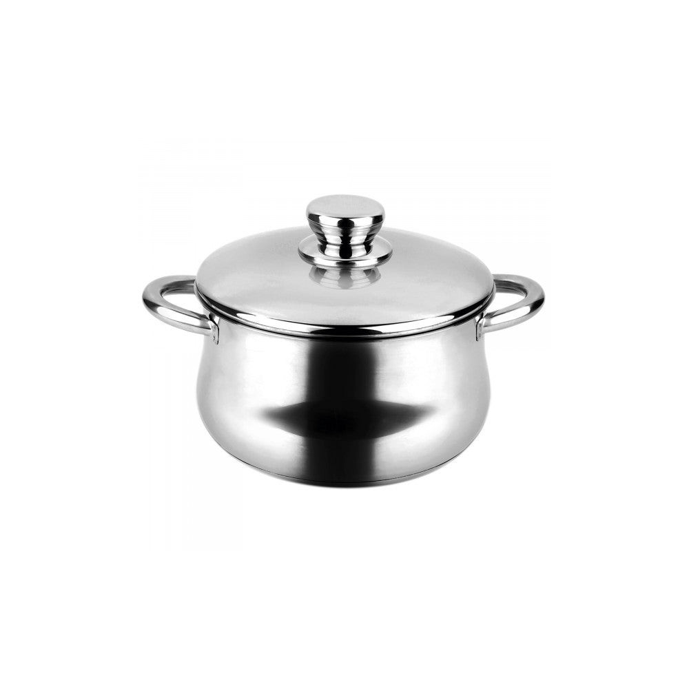 FAGOR Silverinox - Panela com tampa Ø24 para utensílios de cozinha - 81PXFGOASI4