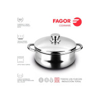 FAGOR - Caçarola Silverinox...
