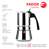 FAGOR ETNICA 4 - Cafetera para menaje de cocina - 81CFFGIET04