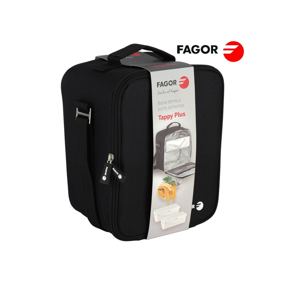 FAGOR Tappy Max - Bolsa refrigerada y 2 tuppers para menaje de cocina - 81PRFGBO2TP