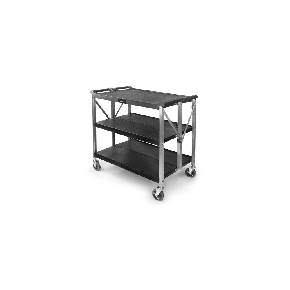 Lacor - Carro servicio 3 bandejas plegable para equipos de cocina - 66247