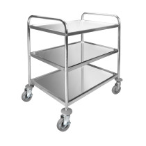 Lacor - Carro de servicio 3 bandejas desmontables para equipos de cocina - 66349