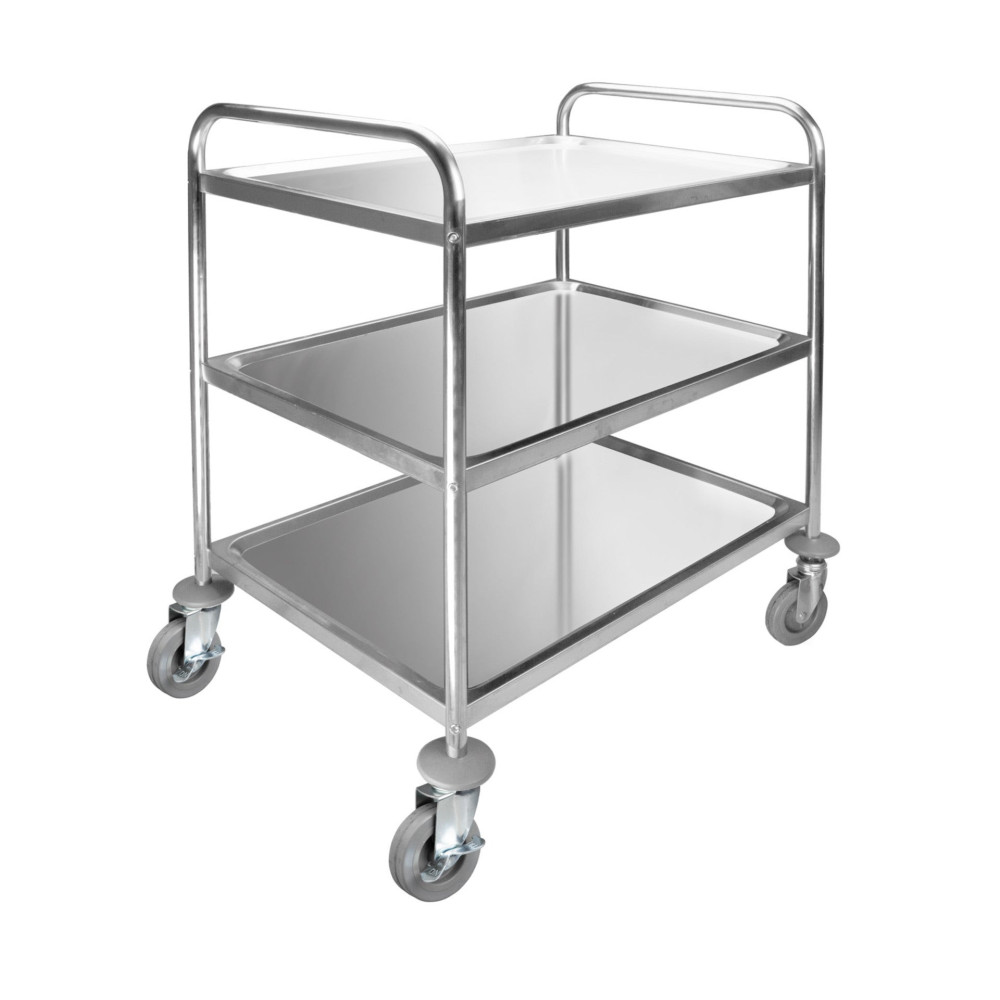 Lacor - Carrinho de serviço com 3 tabuleiros desmontáveis para equipamentos de cozinha - 66349