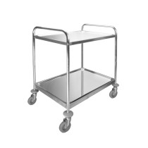 Lacor - Carrinho de serviço com 2 tabuleiros para equipamentos de cozinha - 66249