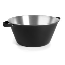 Lacor Moon Black - Barreño para equipos de cocina - 65450