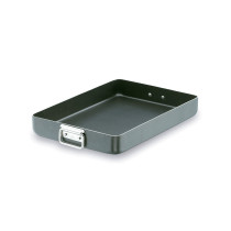 Lacor - Assadeira robusta com pega dobrável antiaderente para equipamentos de cozinha - 23540A