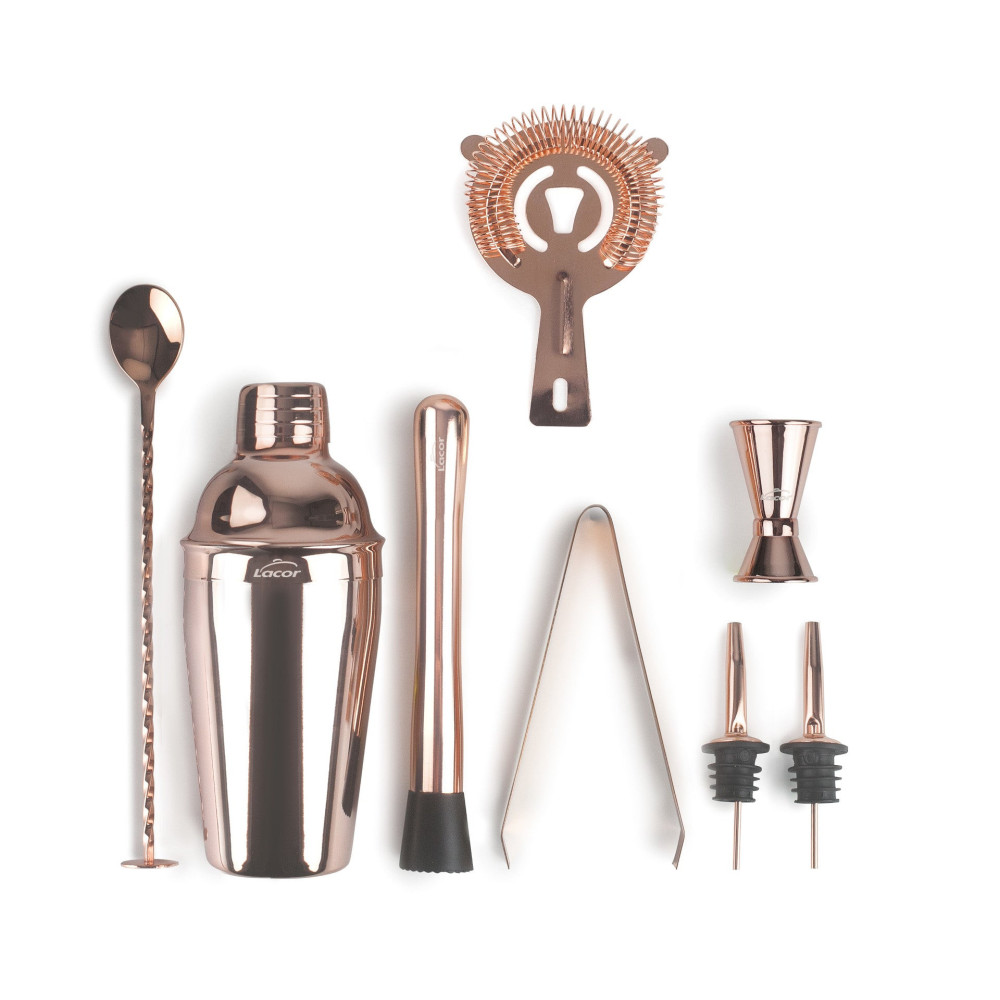 Lacor - Juego utensilios coctelería Inox Cobre para equipos de cocina - 62182