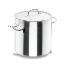 Lacor - Olla recta con tapa para equipos de cocina - 50116