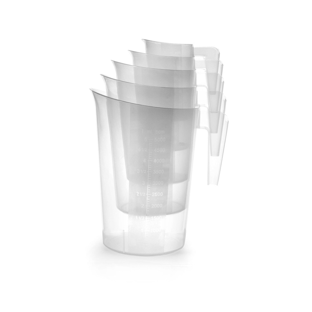 Lacor - Set de 5 jarras medidoras para equipos de cocina - 67215