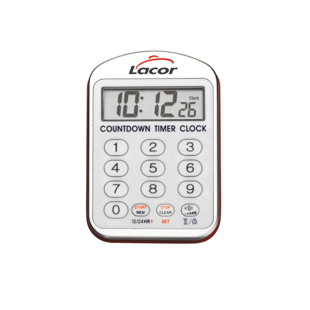 Lacor - Relógio temporizador para equipamentos de cozinha - 60804