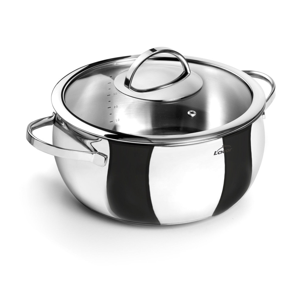 Lacor - Cacerola con tapa para equipos de cocina - 79016
