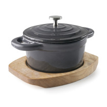 Lacor - Mini caçarola redonda com tampa para equipamentos de cozinha - 25846