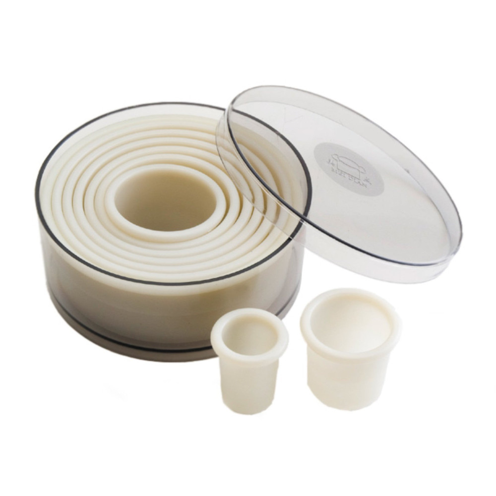 Lacor - Set 9 cortapastas redondos para equipos de cocina - 68091