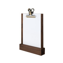 Lacor - Porta-menu de madeira de mesa com mola para equipamentos de cozinha - 39410