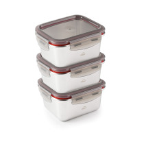 Lacor - Conjunto 3 recipientes EcoInox para equipamentos de cozinha - 64623