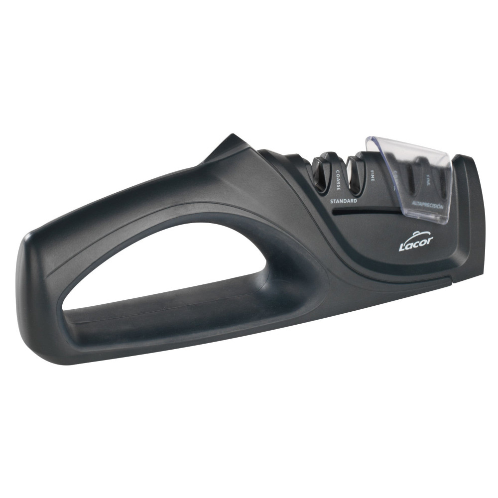 Lacor - Afiador de facas manual Dual para equipamentos de cozinha - 39266