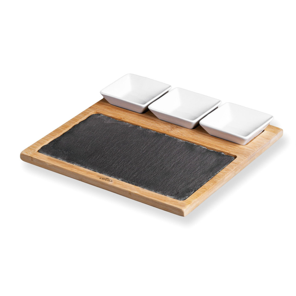 Lacor - Tabla pizarra y bambú para equipos de cocina - 61042