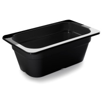 Lacor - Cubeta 1/4 Melamina Black para equipamentos de cozinha - 66465J