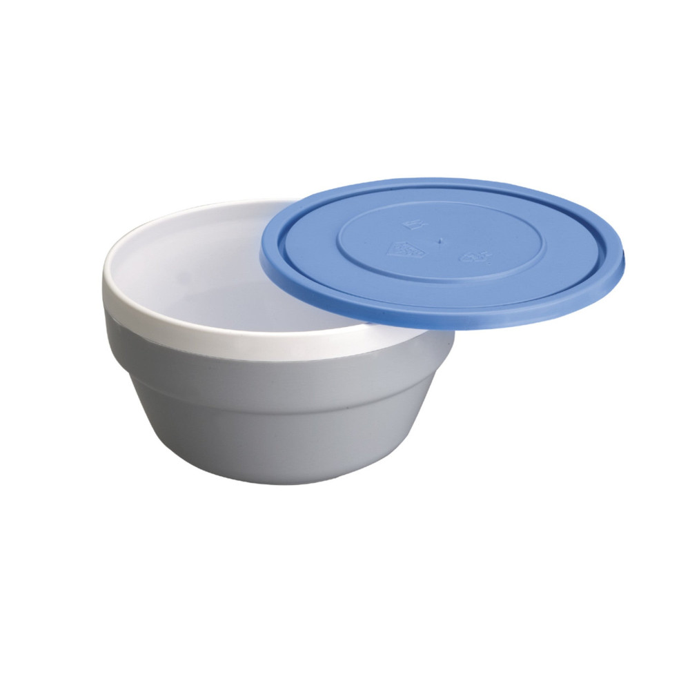 Lacor - Bol doble pared de policarbonato con tapa para equipos de cocina - 66948