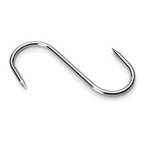 Lacor - Set de 6 ganchos para carnicero 2 puntas para equipos de cocina - 39047