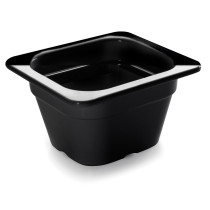Lacor - Cubeta 1/6 Melamina Black para equipamentos de cozinha - 66665J