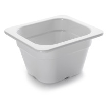 Lacor - Cubeta 1/6 Melamina White para equipamentos de cozinha - 66665E