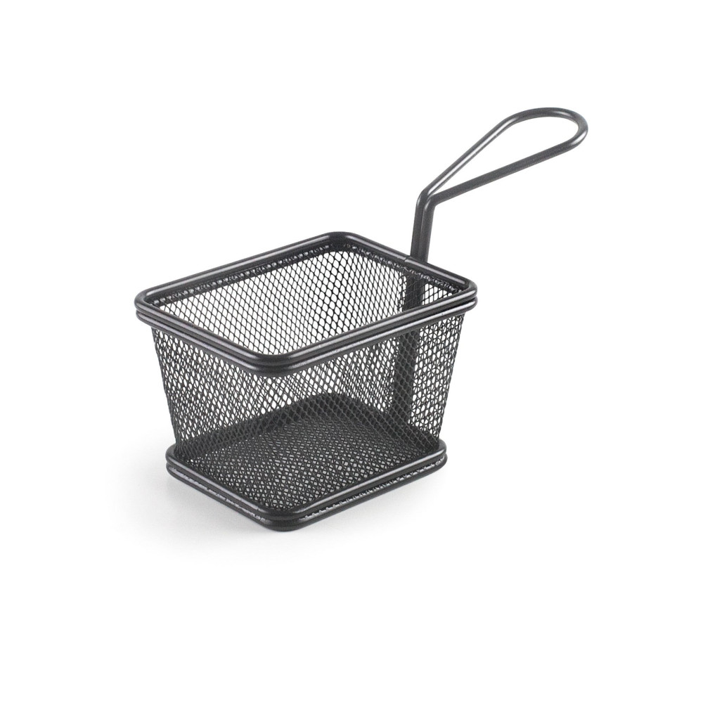 Lacor Mini cestillo cuadrado Snak Black para equipos de cocina - 61151