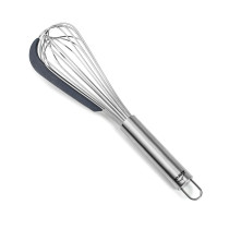 Lacor - Batedor de varas com raspador para equipamentos de cozinha - 61627