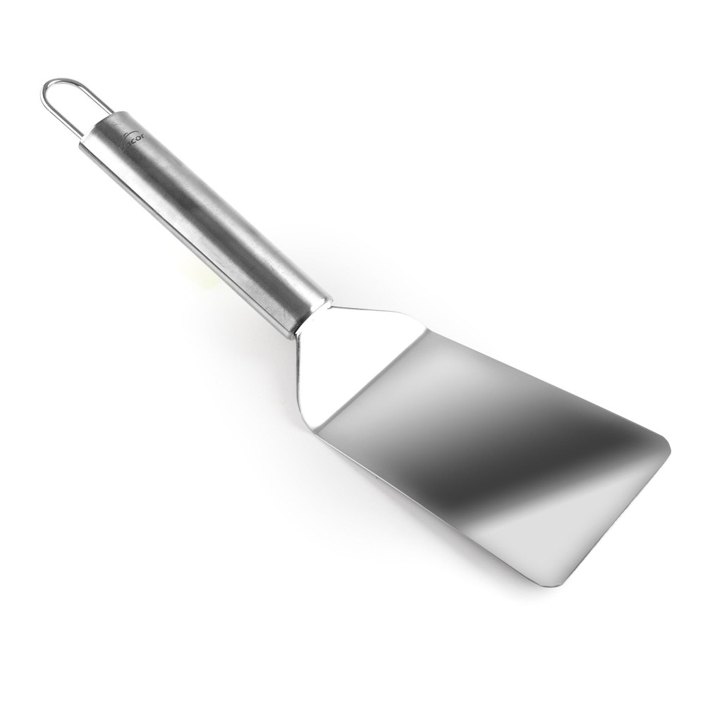 Lacor - Espátula lisa acodada para equipos de cocina - 60266
