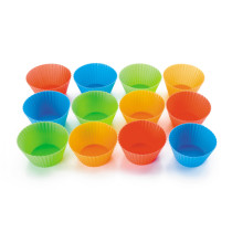 Lacor - Conjunto 12 moldes para muffin em silicone para equipamentos de cozinha - 66745