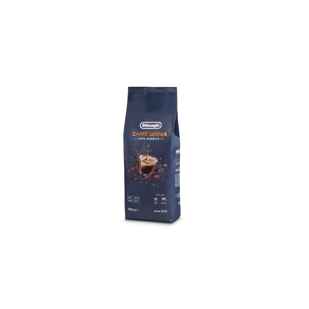 DeLonghi Crema - Café en grano totalmente Arábica, 1 kg - DelonghiC618